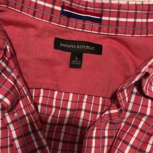 Banana Republic red L